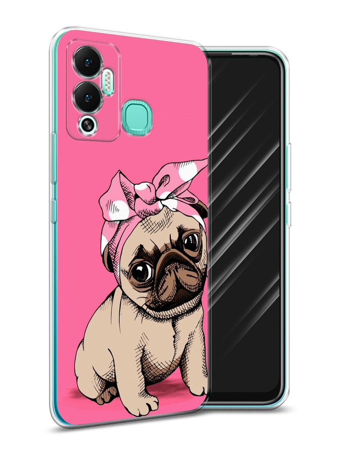 

Чехол Awog на Infinix Hot 12 Play "Dog Pin-Up", Разноцветный, 3101750-2