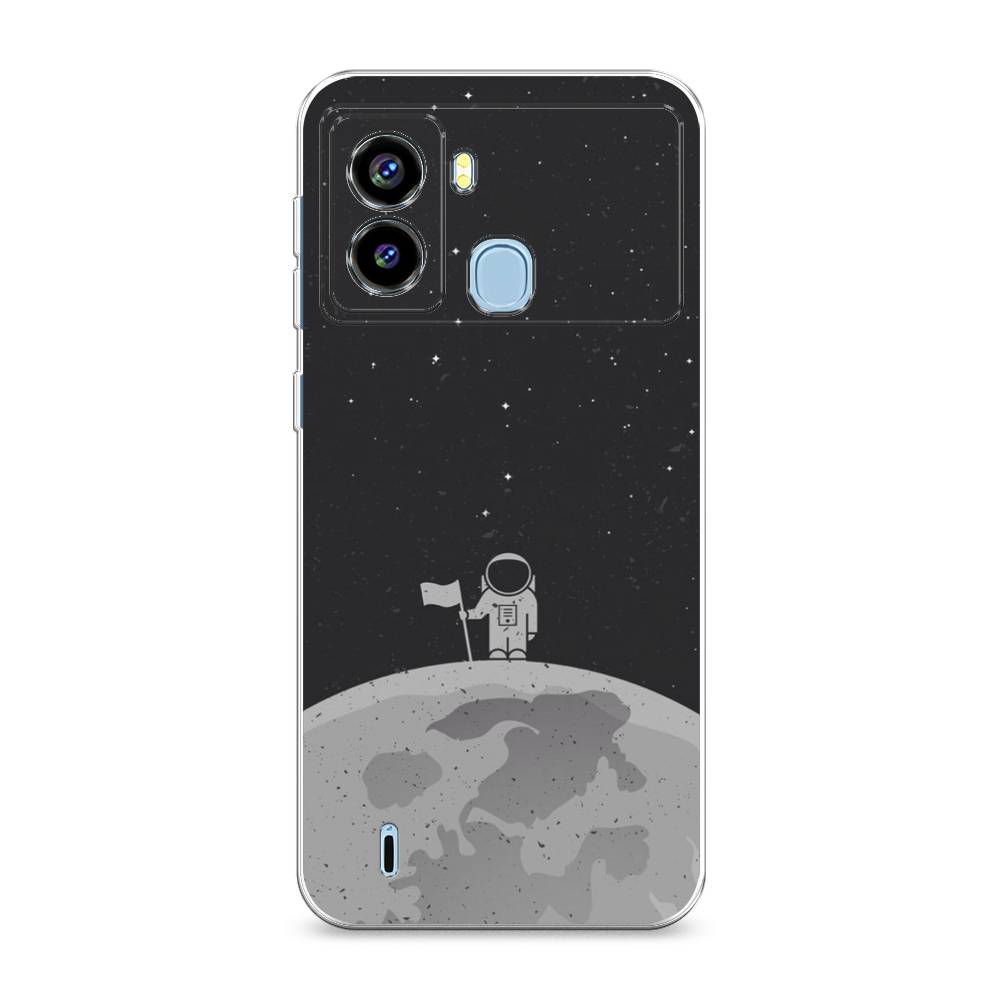 

Чехол Awog на Tecno Pop 6 "Первый на Луне", Разноцветный, 302050-4