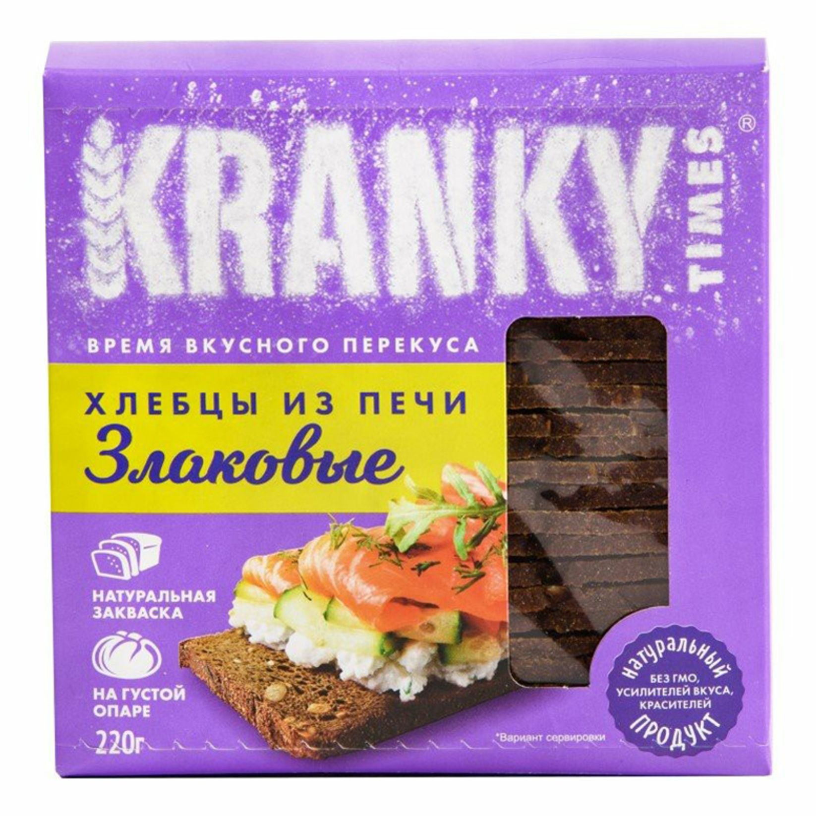 

Хлебцы злаковые Kranky Times 220 г