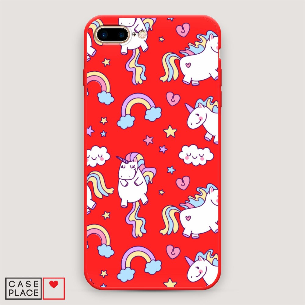 

Матовый силиконовый чехол "Sweet unicorns dreams" на Apple iPhone 8 Plus, Sweet unicorns dreams