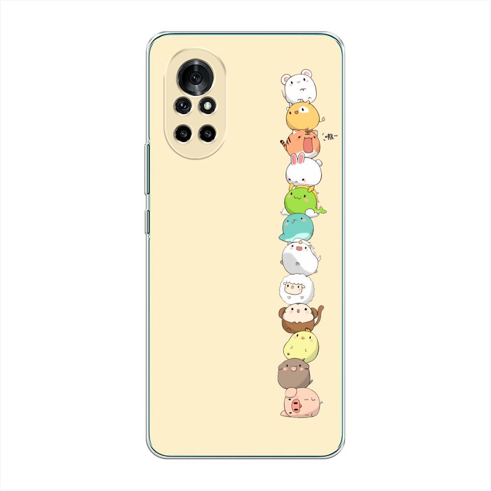 

Чехол Awog на Honor V40 Lite "Питомцы Чиби", Разноцветный, 6105150-2