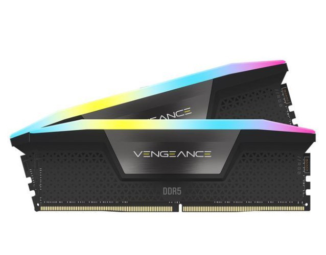 

Оперативная память Corsair Vengeance RGB (CMH96GX5M2B6800C40) DDR5 2x48Gb 6800MHz, Vengeance RGB