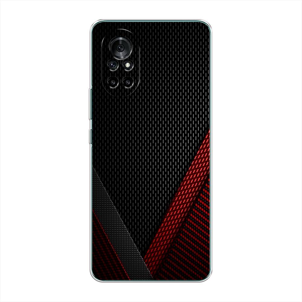 

Чехол Awog на Honor V40 Lite "Красный карбон", Разноцветный, 6105150-3