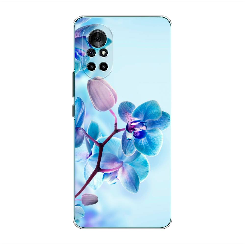 

Чехол Awog на Honor V40 Lite "Голубая орхидея", Разноцветный, 6105150-8