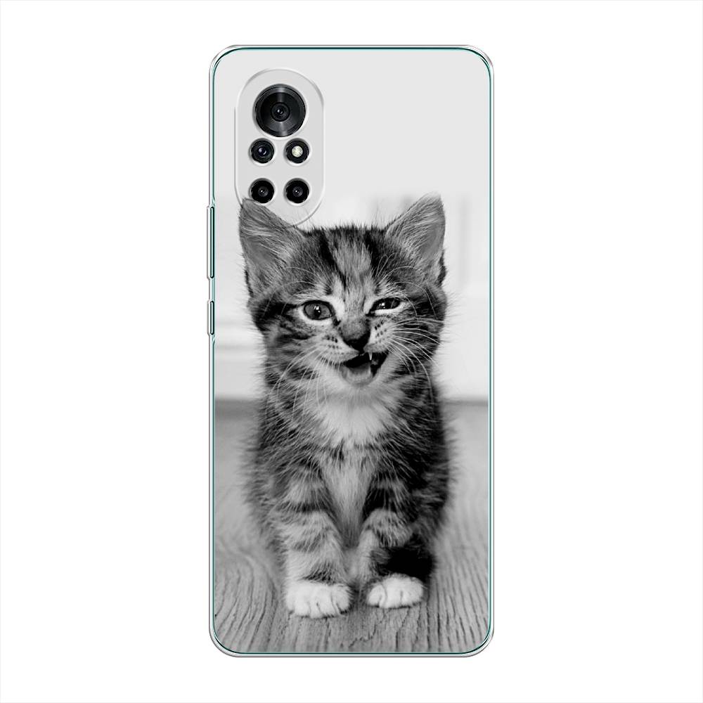 

Чехол Awog на Honor V40 Lite "Подмигивающий котенок", Разноцветный, 6105150-1