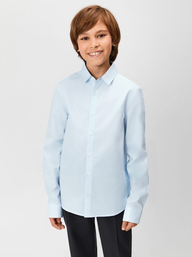 Рубашка детская Acoola 20140280132, голубой 128