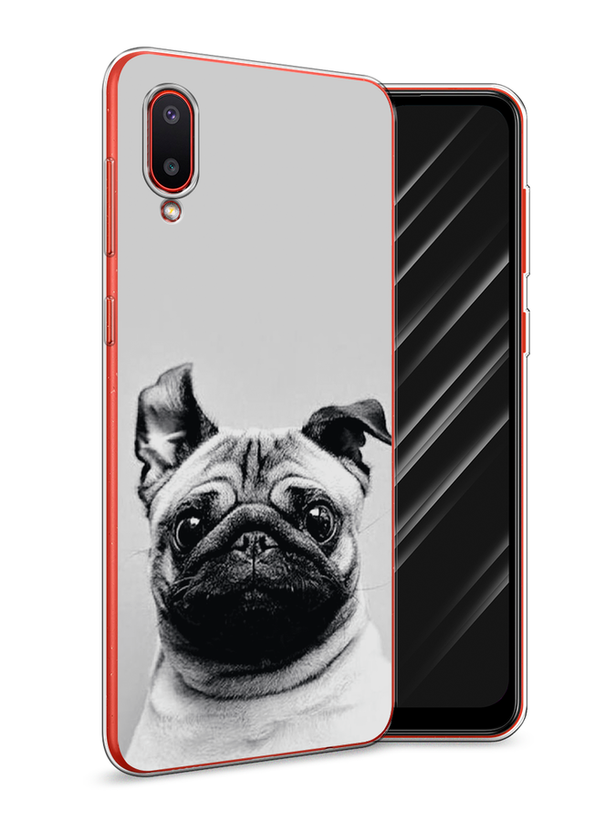 

Чехол Awog на Samsung Galaxy A02 / Самсунг A02 "Ушастый мопс", Разноцветный, 2102550-1