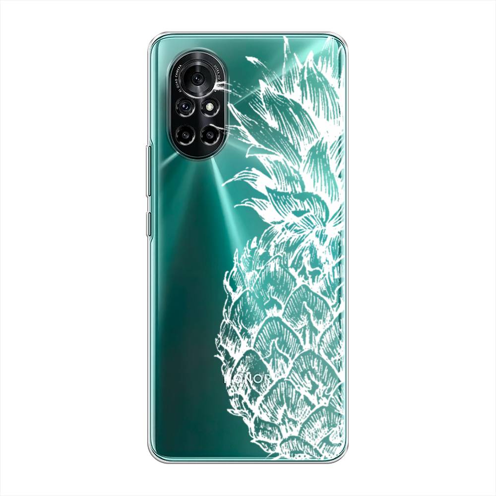 

Чехол Awog на Honor V40 Lite "Ананас графика белая", Разноцветный, 6105150-10