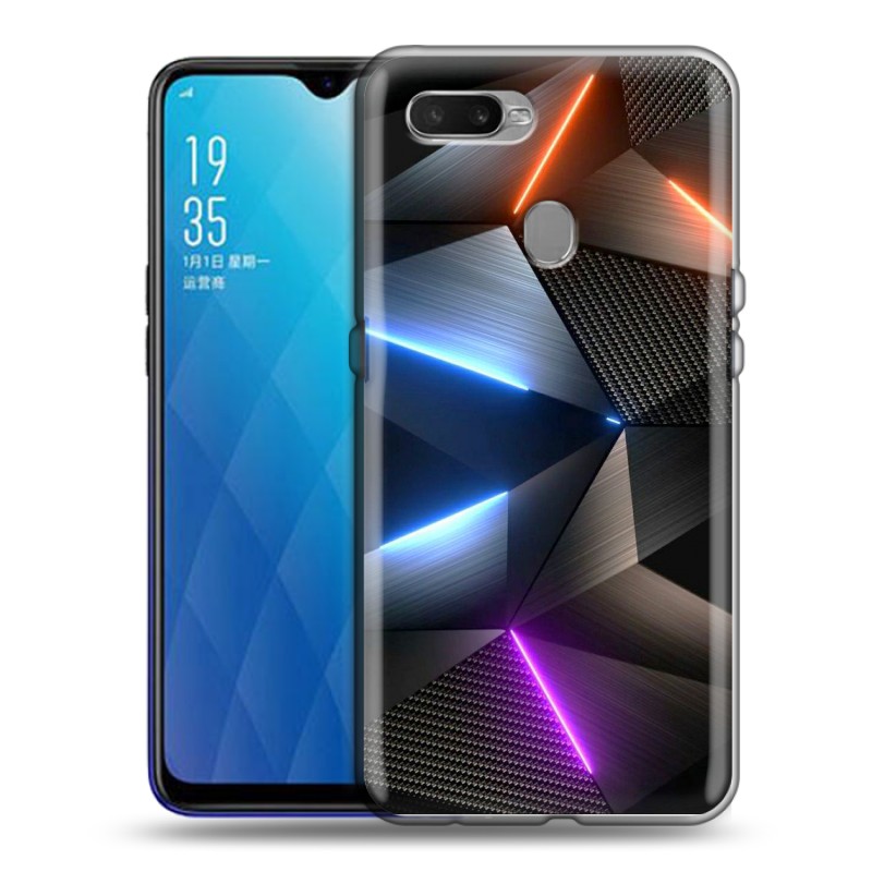 

Дизайнерский силиконовый чехол для OPPO AX7 / OPPO A5s / OPPO A12 Яркие абстракции