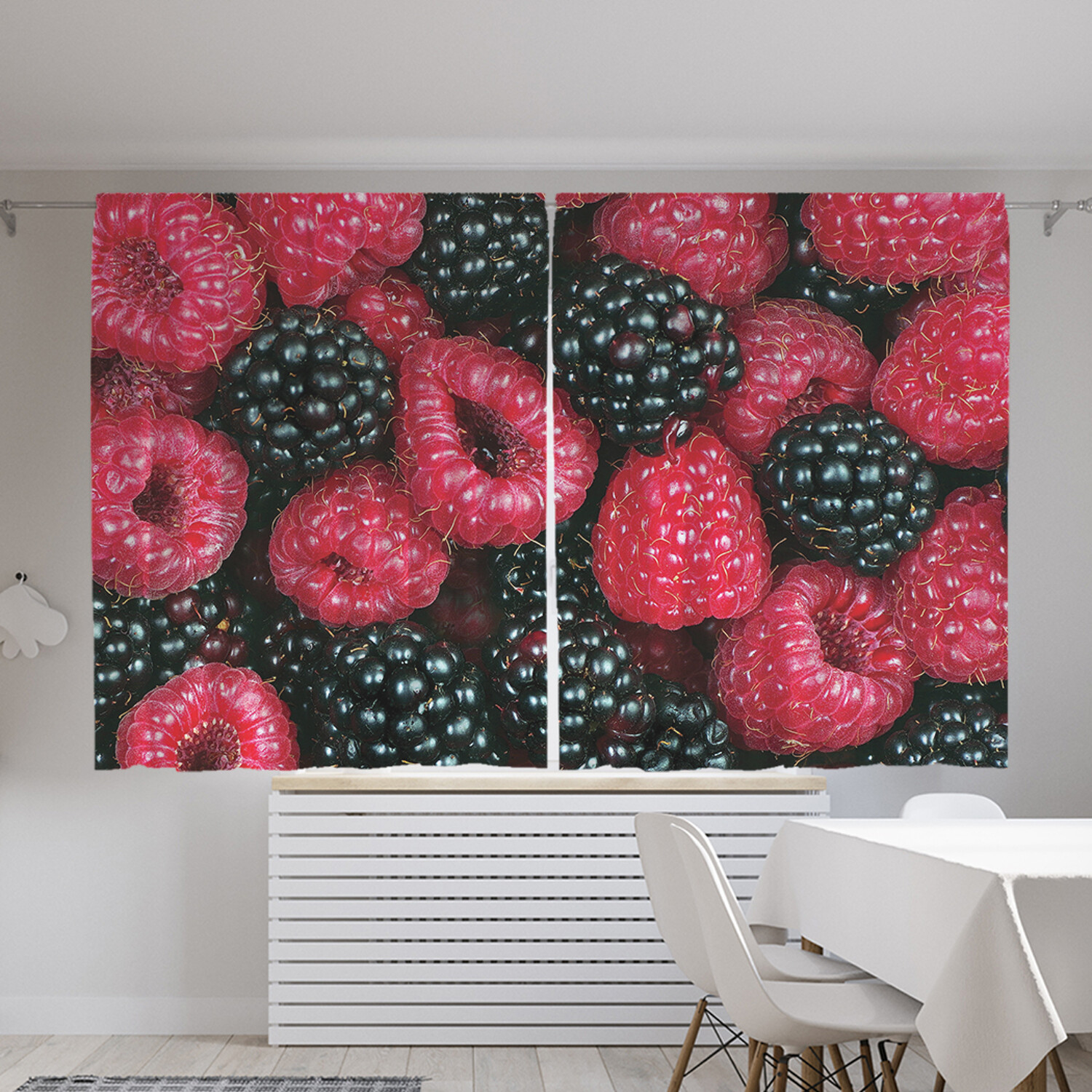 

Фотошторы для кухни и спальни JoyArty JoyArty "Малина и ежевика",, Малина и ежевика