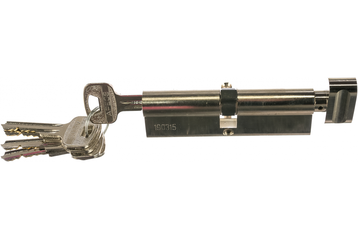 

Цилиндровый механизм Apecs (Апекс) SC-100-Z-C-NI (100-ZC-CR), Серебристый