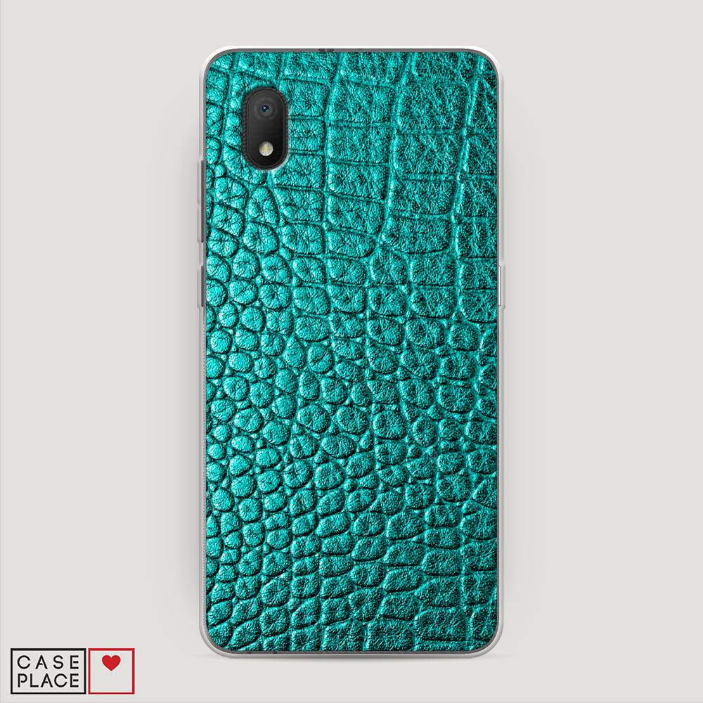 

Чехол Awog на Alcatel 1A (2020) 5002F / Алкатель 1A (2020) 5002F "Бирюзовая змея", 171050-3
