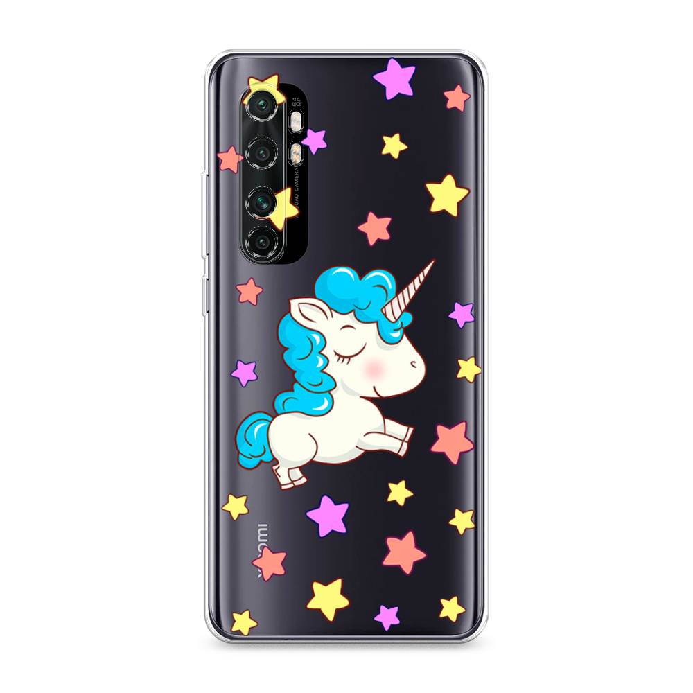 

Чехол Awog на Xiaomi Mi Note 10 Lite "Звездный единорог", Разноцветный, 38450-2