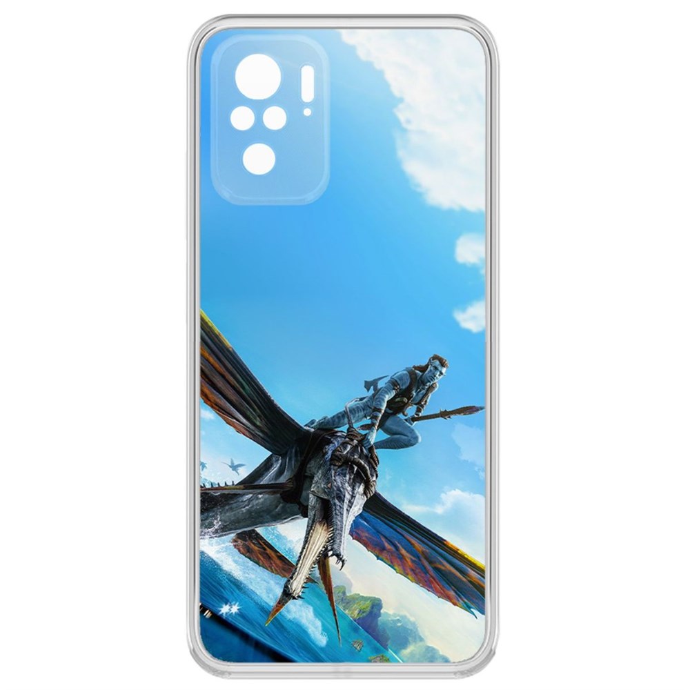 

Чехол-накладка кейс Аватар - Джейк на скимвинге для Xiaomi Redmi Note 10/ Note 10S