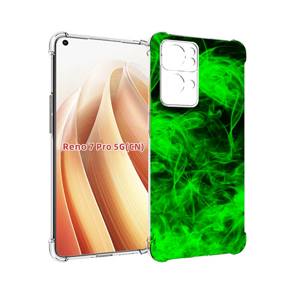 

Чехол MyPads зеленый-дымок для OPPO Reno7 Pro 5G, Прозрачный, Tocco
