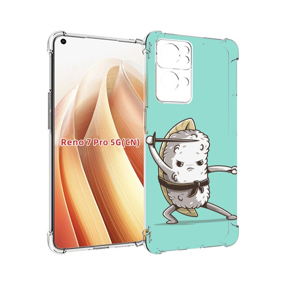 

Чехол MyPads злой суши детский для OPPO Reno7 Pro 5G, Прозрачный, Tocco
