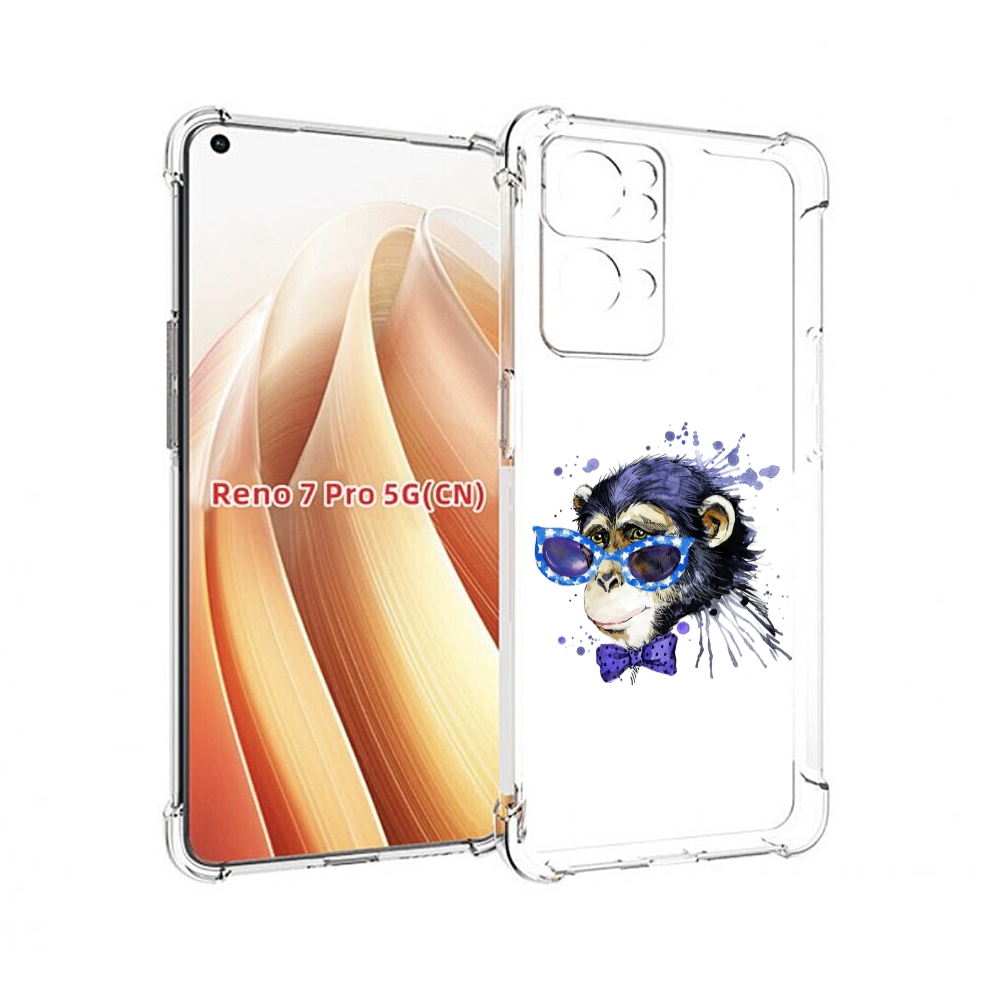 

Чехол MyPads акварельная обезьяна для OPPO Reno7 Pro 5G, Прозрачный, Tocco