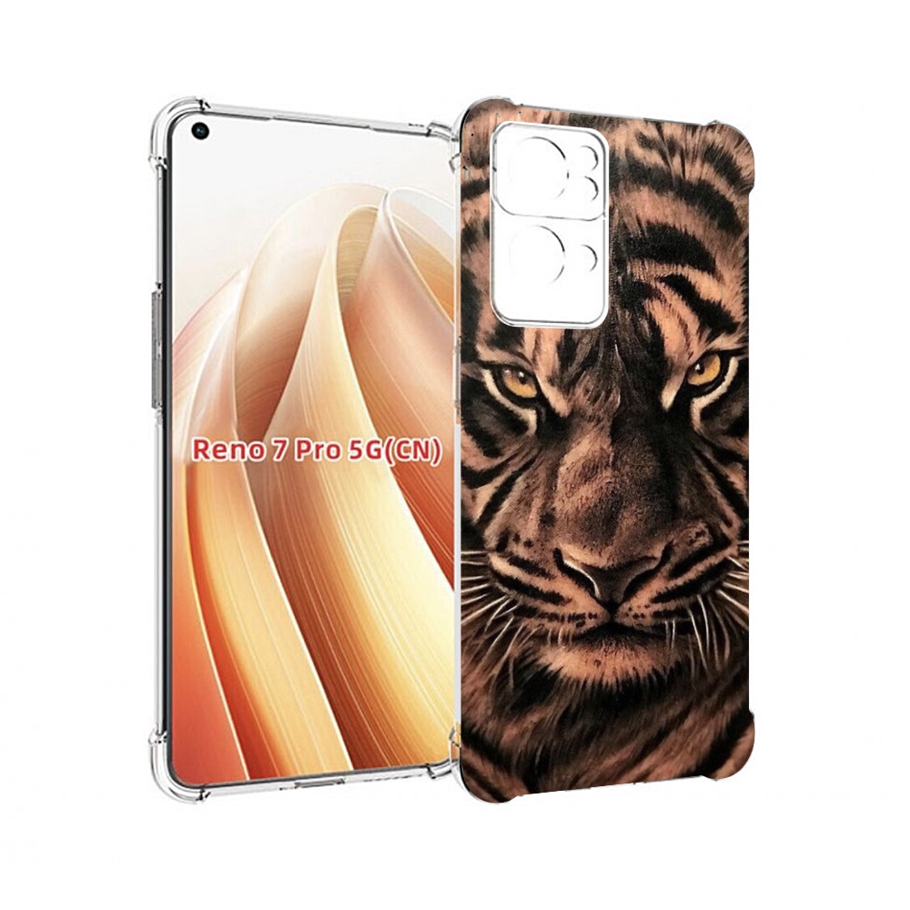 

Чехол MyPads злой-большой-тигр для OPPO Reno7 Pro 5G, Прозрачный, Tocco