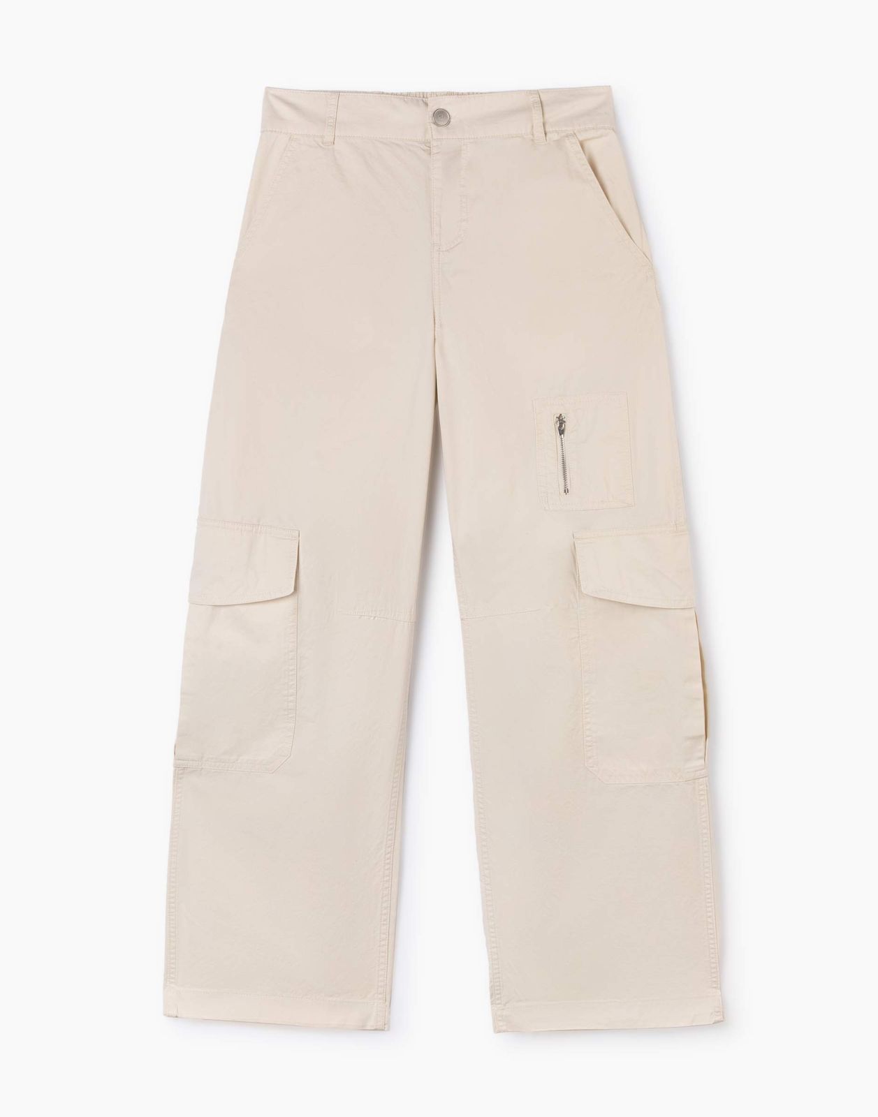 

Брюки женские Gloria Jeans GPT009561 бежевые S/170 (40-42), Бежевый, GPT009561