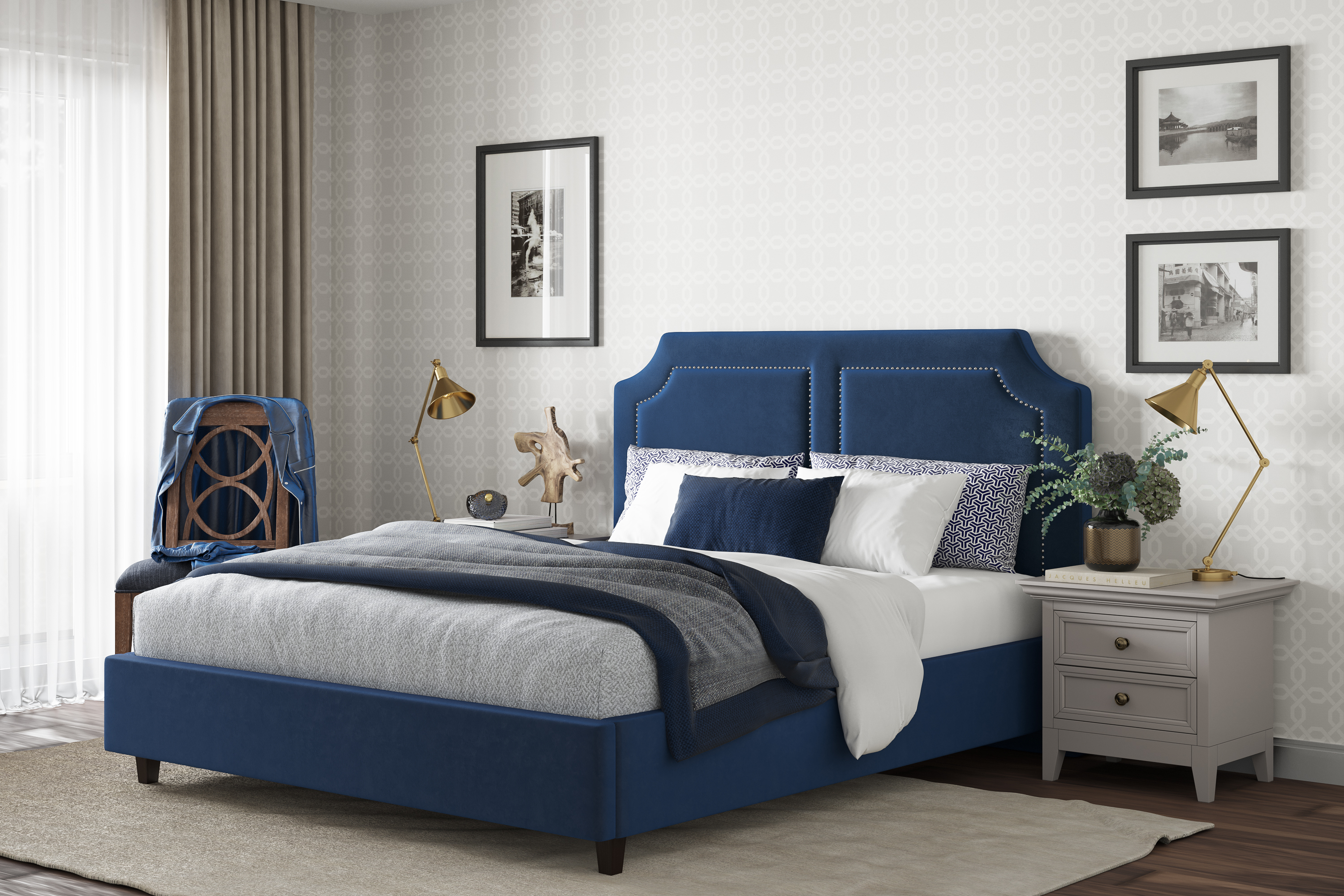 

Кровать COSTA CST_Тиффани CST_Тиффани_5_120*200, Синий, CST_Тиффани