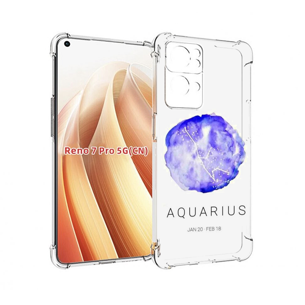 

Чехол MyPads знак зодиака водолеи 5 для OPPO Reno7 Pro 5G, Прозрачный, Tocco