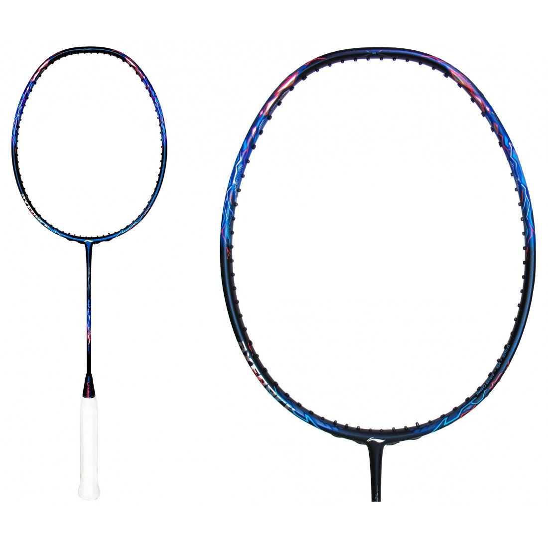 

Ракетка для бадминтона Li-Ning AxForce 90 Dragon Max (4UG5) без струны, Синий;черный, AxForce90DragonMax/UnSrtung