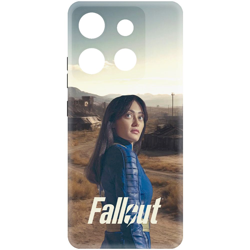 

Чехол-накладка Krutoff Soft Case Фоллаут (Fallout) -Люси в пустошах для INFINIX Smart 7 HD