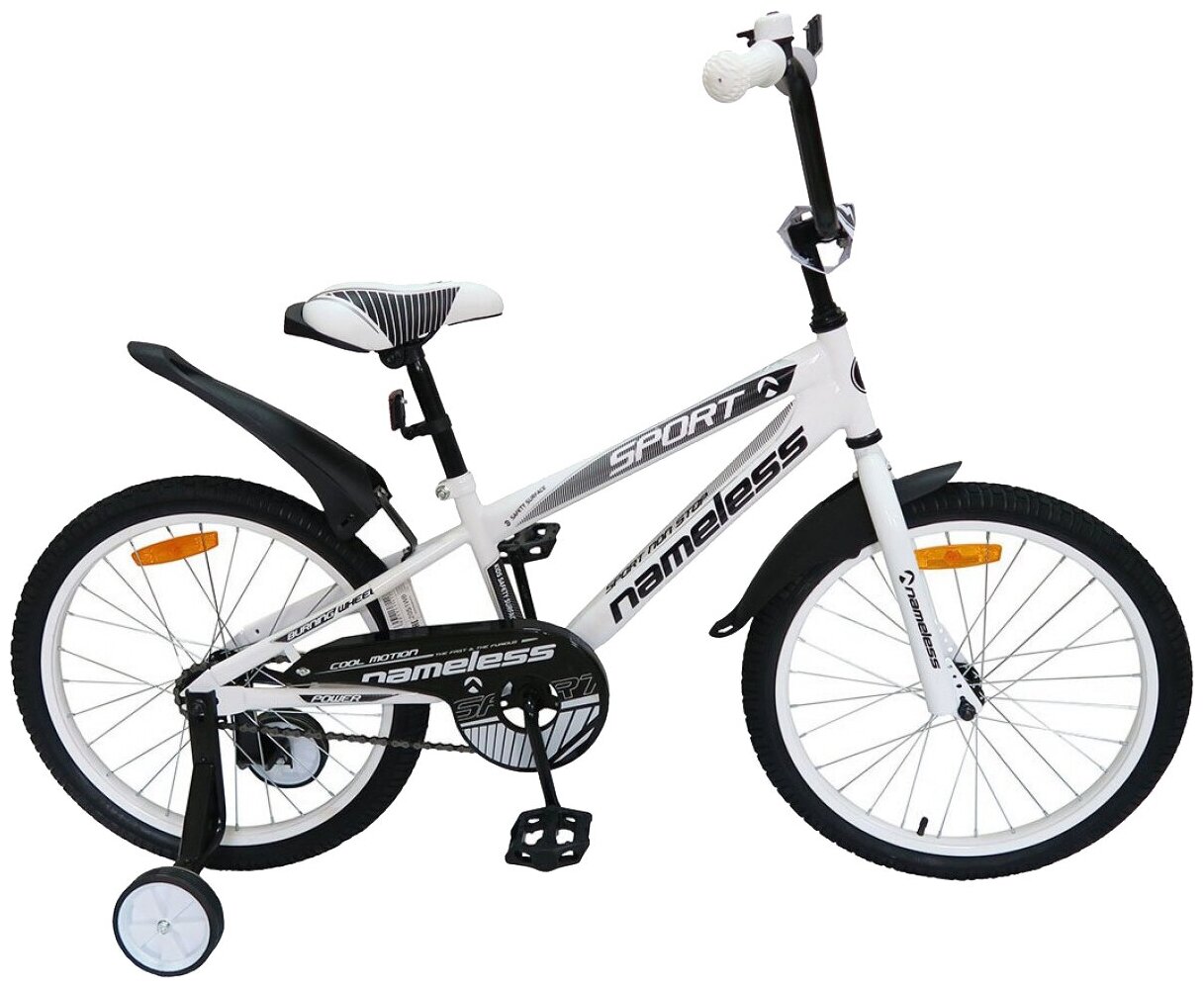 

Велосипед Nameless 20" SPORT, белый/черный 20S1WB, 20S1WB