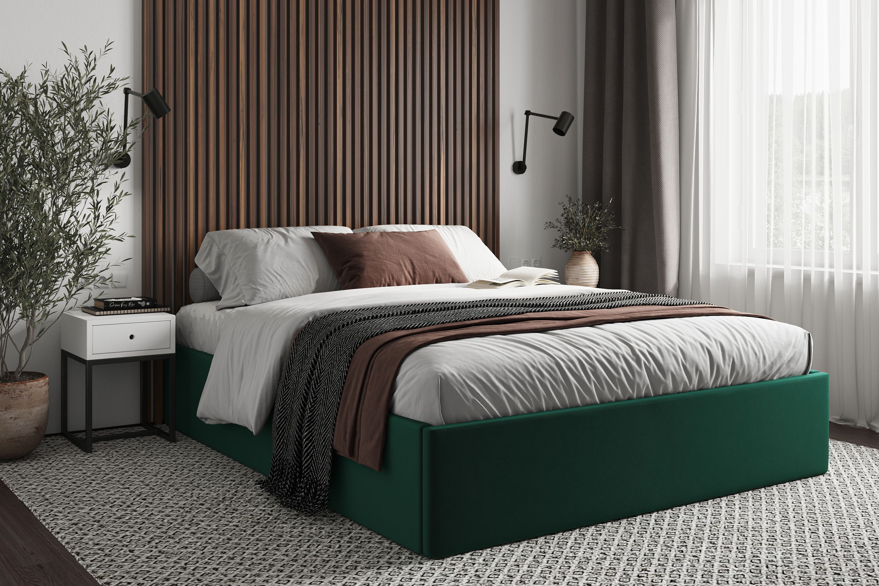 

Кровать COSTA CST_Уют CST_Уют_7_120*200, Зеленый, CST_Уют