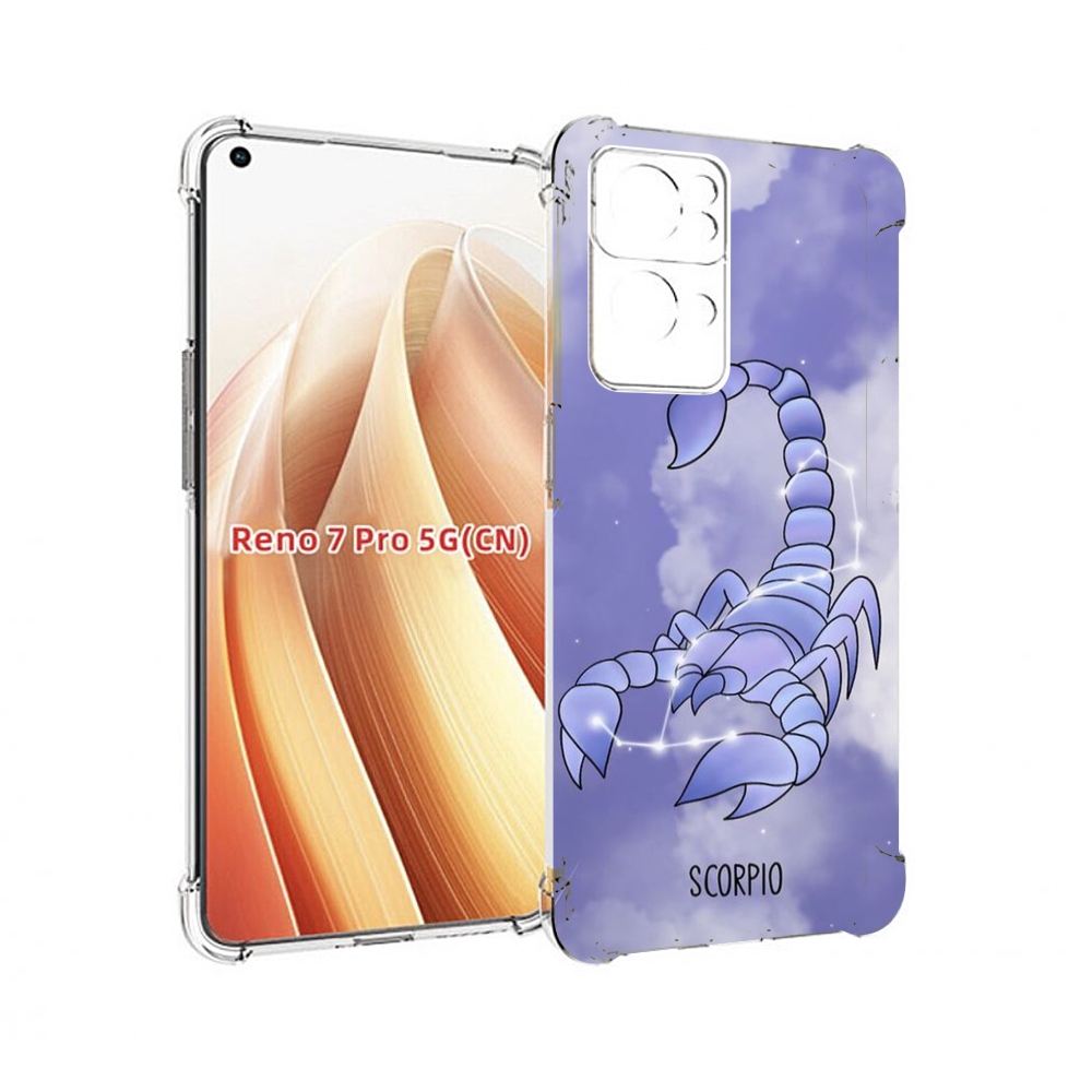 

Чехол MyPads знак зодиака скорпион 2 для OPPO Reno7 Pro 5G, Прозрачный, Tocco
