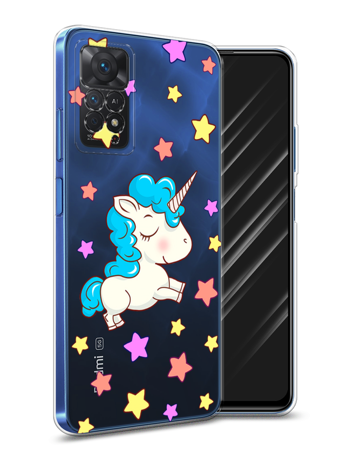 

Чехол Awog на Xiaomi Redmi Note 11 Pro "Звездный единорог", Разноцветный, 315650-2
