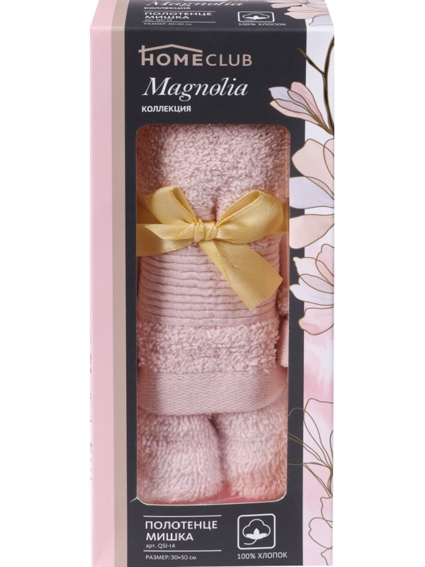 Полотенце Homeclub Magnolia Bear 30x50 см