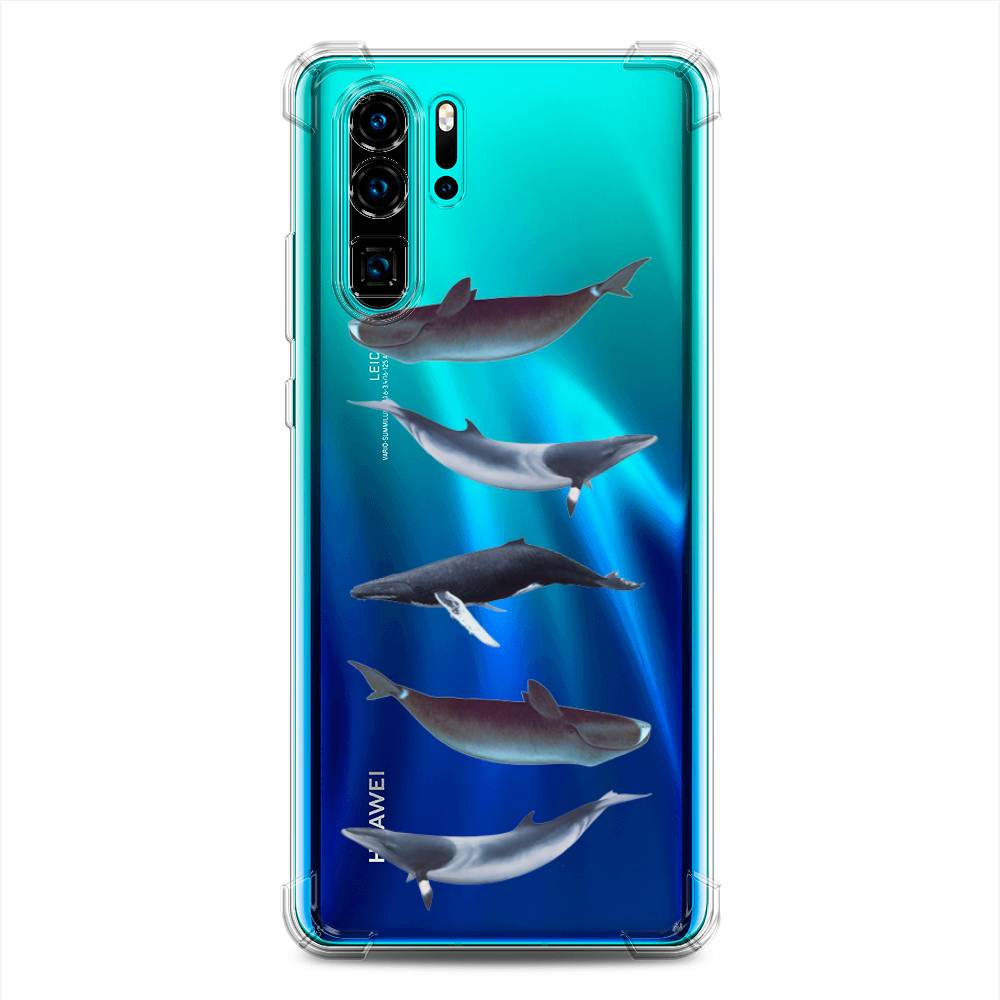 

Чехол Awog на Huawei P30 Pro "Киты арт 2", Разноцветный, 67651-1
