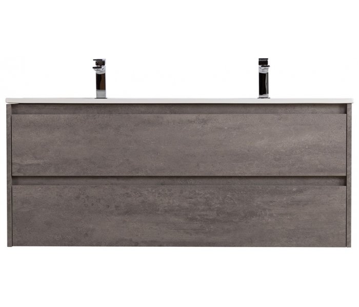 

Тумба с раковиной BelBagno Kraft 120-BB1200-2-ETL Cemento Grigio, Серый, Kraft