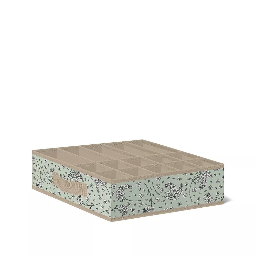

Органайзер Лакарт Дизайн Botanica TB-15 30x30x11 см зелено-бежевый