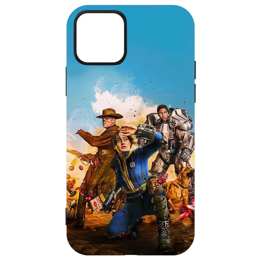 

Чехол-накладка Krutoff Soft Case Фоллаут (Fallout) - Люси, Гуль и Аарон для iPhone 12