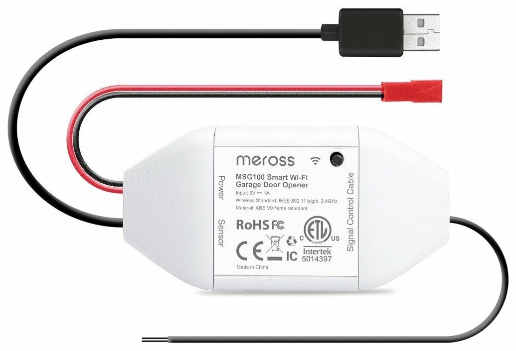 фото Контроллер для двери meross smart wifi garage door opener