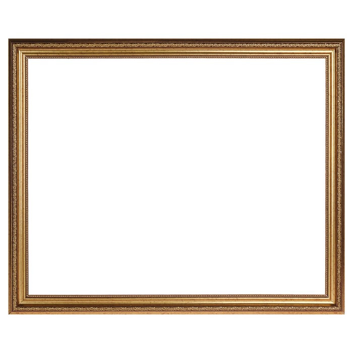 

Рама для картин (зеркал) 40 х 50 х 3.3 см, пластиковая, Dorothy золотая