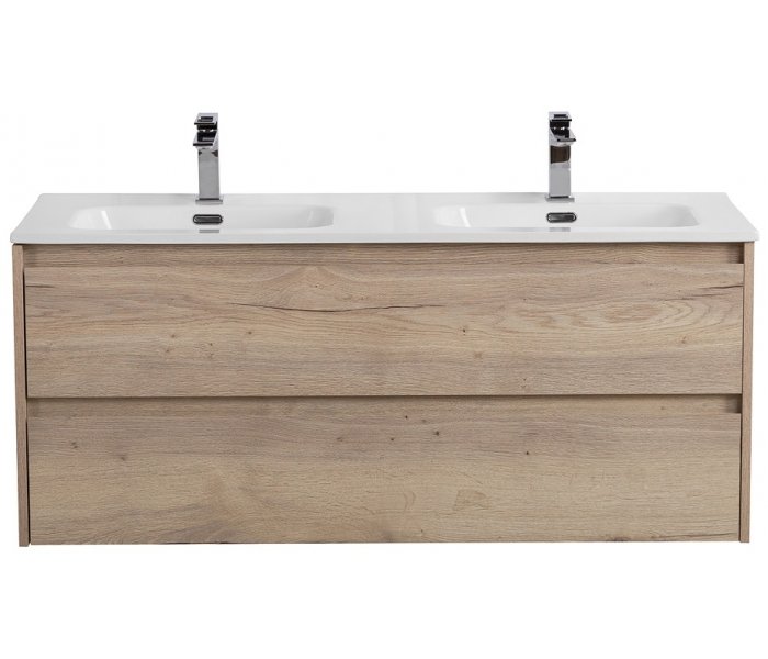 

Тумба с раковиной BelBagno Kraft 120-BB1200-2-ETL Rovere Galifax Bianco, Бежевый, Kraft