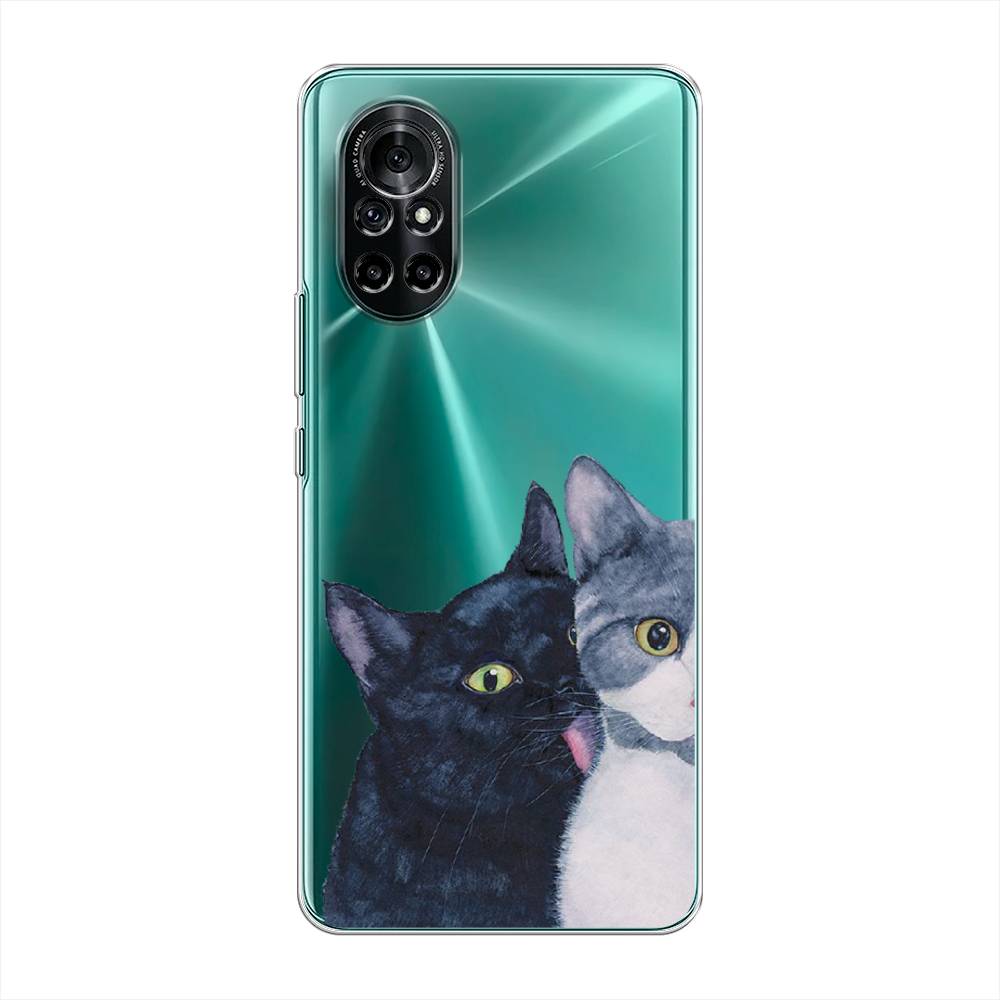 

Чехол Awog на Honor V40 Lite "Кошачья любовь", Разноцветный, 6105150-1