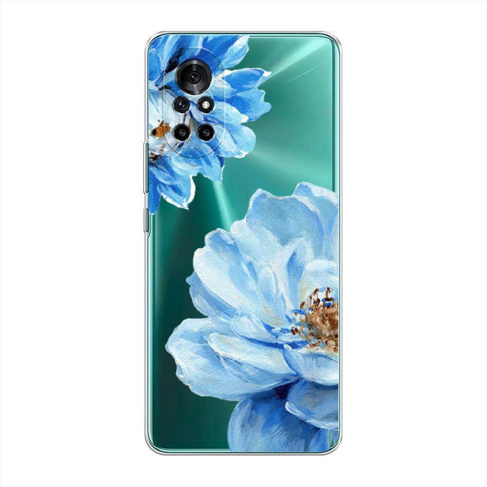 

Чехол Awog на Honor V40 Lite "Голубые клематисы", Разноцветный, 6105150-8