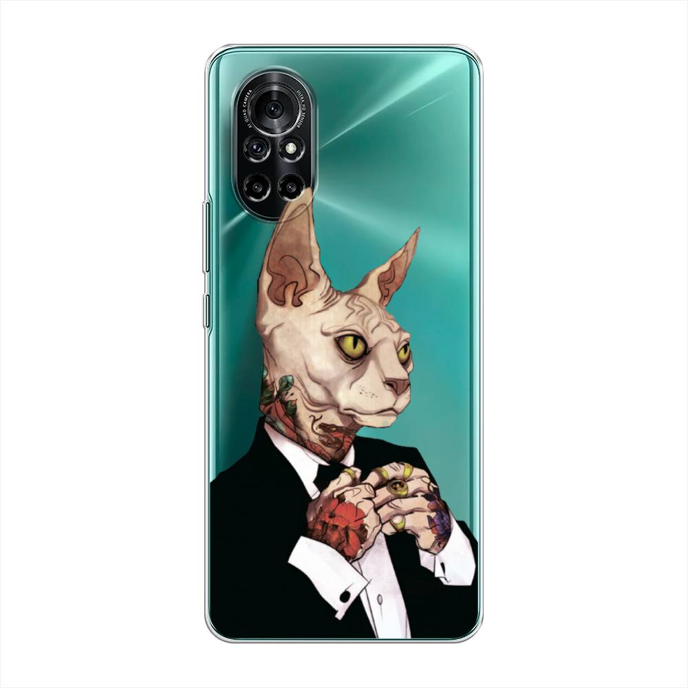 

Чехол Awog на Honor V40 Lite "Татуированный сфинкс", Разноцветный, 6105150-7