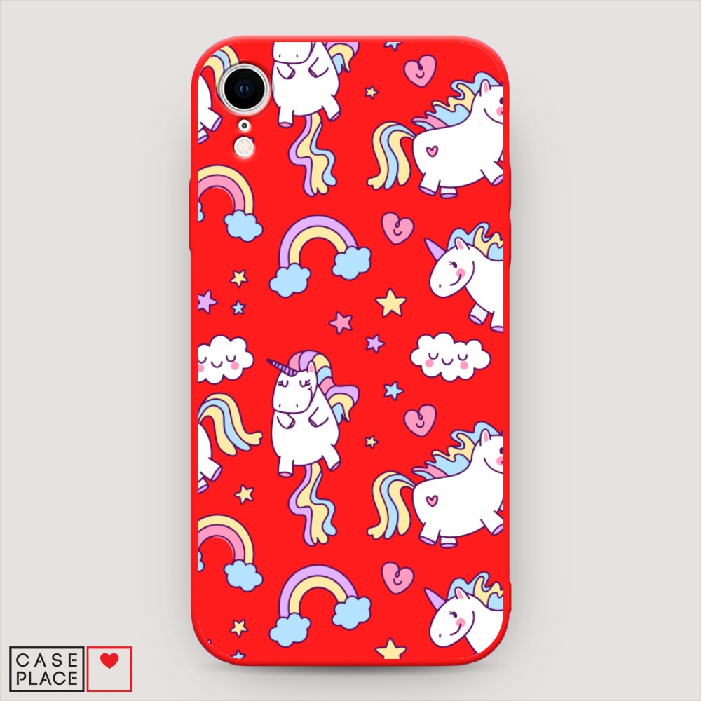 

Матовый силиконовый чехол "Sweet unicorns dreams" на Apple iPhone XR (10R), Sweet unicorns dreams