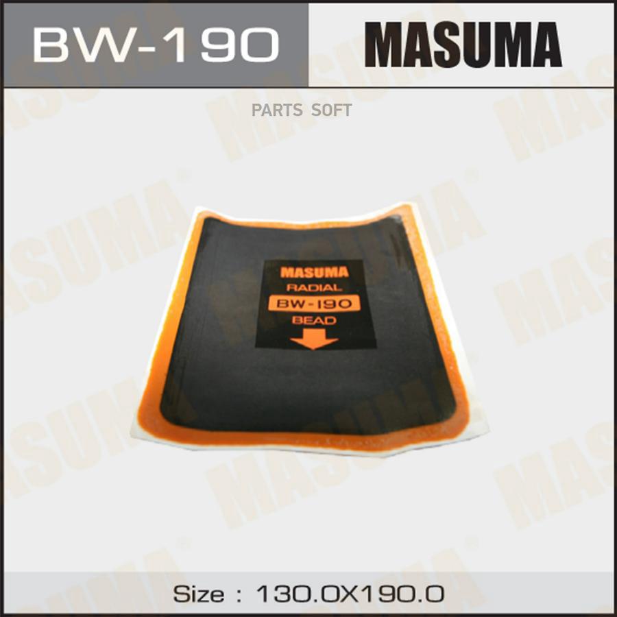 Заплатки боковых порезов. 4 слоя корда MASUMA bw190