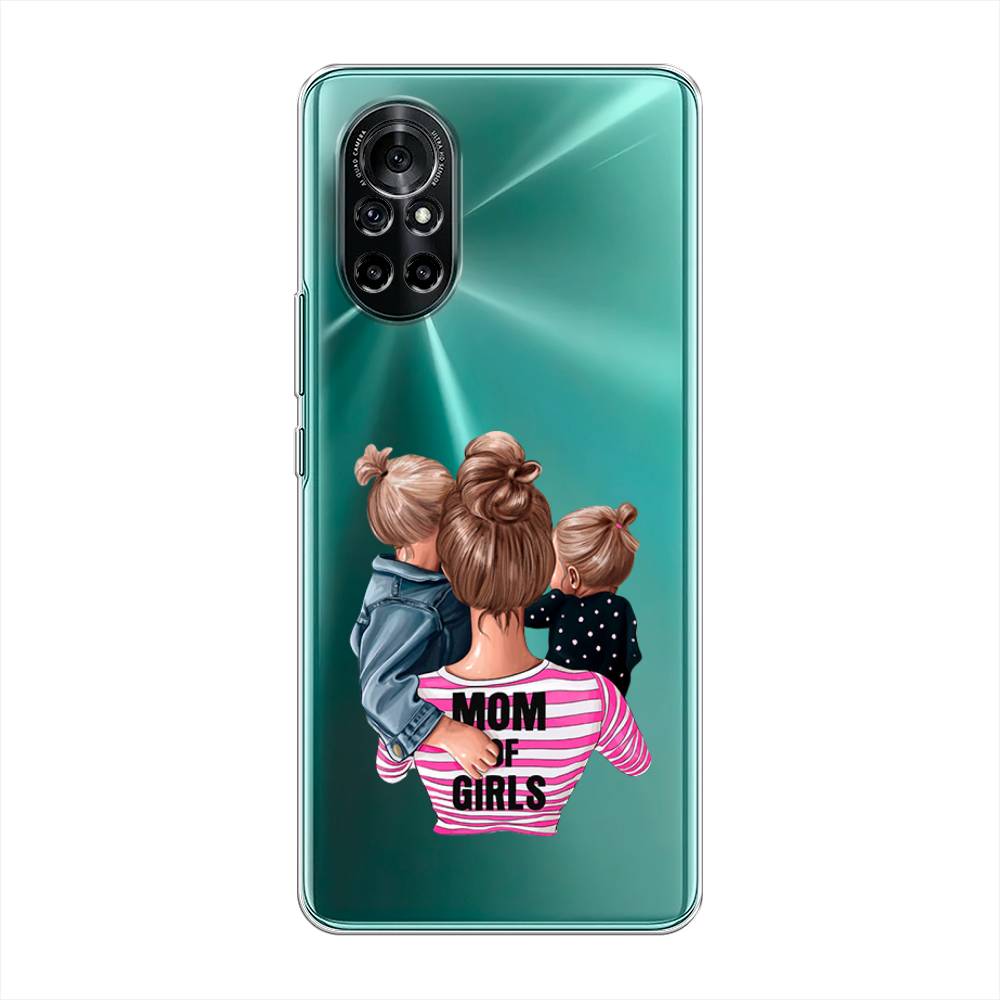 

Чехол Awog на Honor V40 Lite "Mom of Girls", Разноцветный, 6105150-6