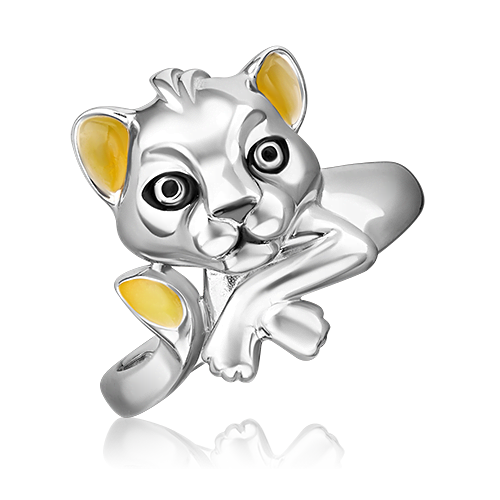 

Кольцо из серебра с эмалью р.15,5 PLATINA jewelry 01-5661-00-000-0200, 01-5661-00-000-0200_p