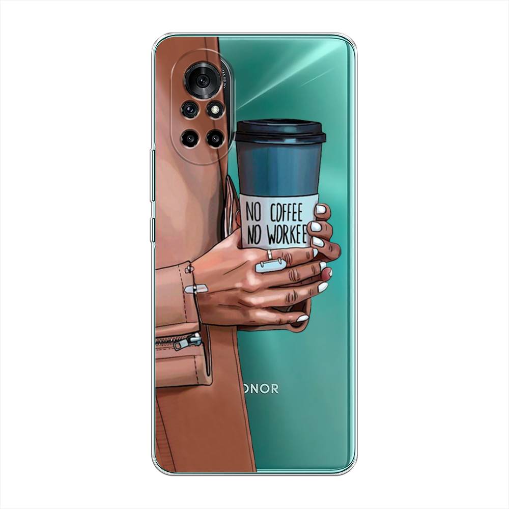 

Чехол Awog на Honor V40 Lite "No coffee", Разноцветный, 6105150-7