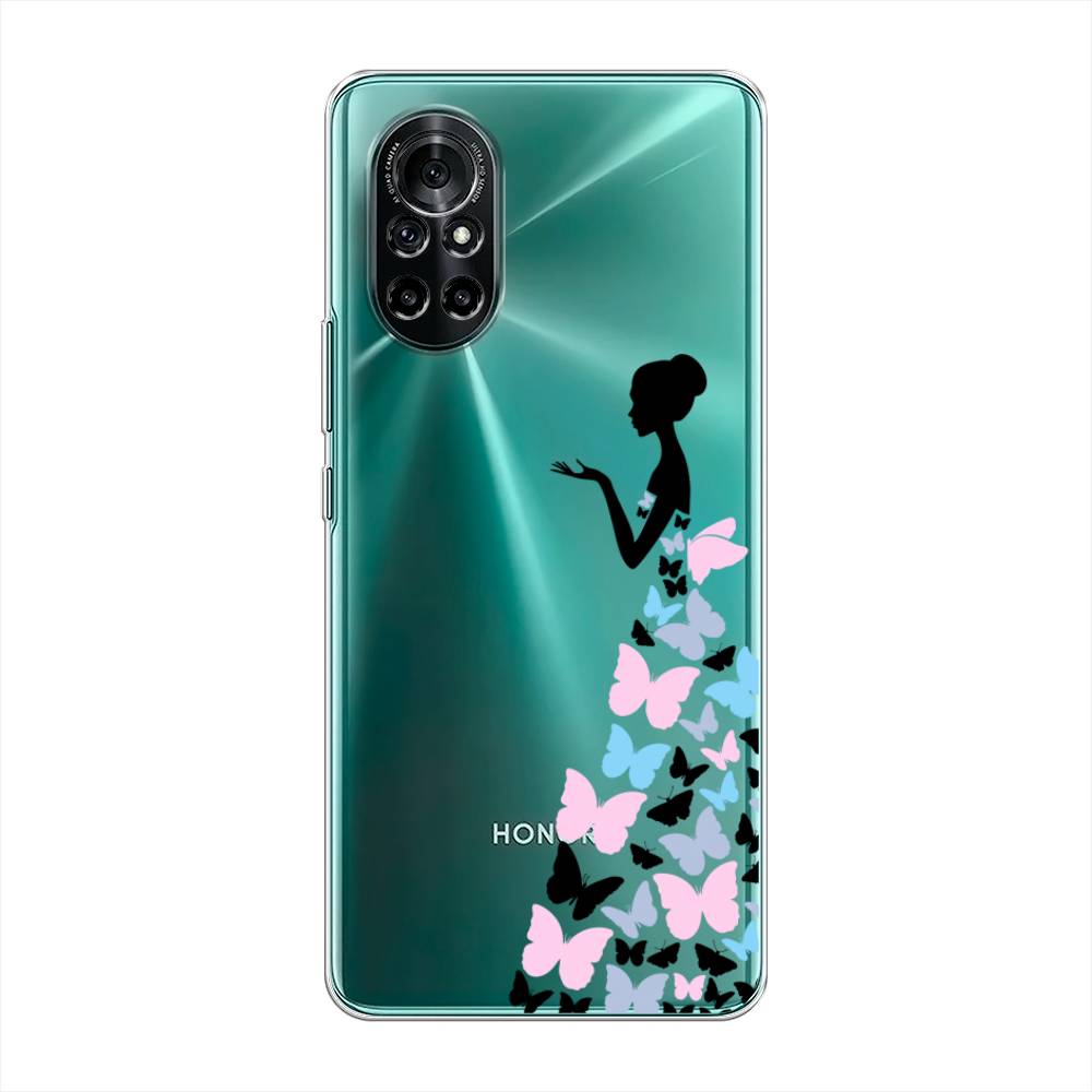 

Чехол Awog на Honor V40 Lite "Платье из бабочек", Разноцветный, 6105150-1