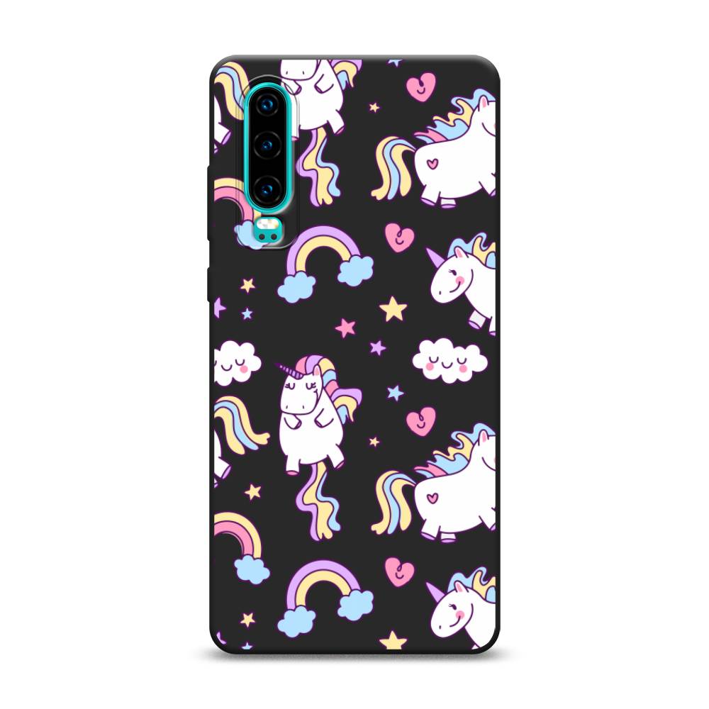 

Матовый силиконовый чехол "Sweet unicorns dreams" на Huawei P30, Sweet unicorns dreams