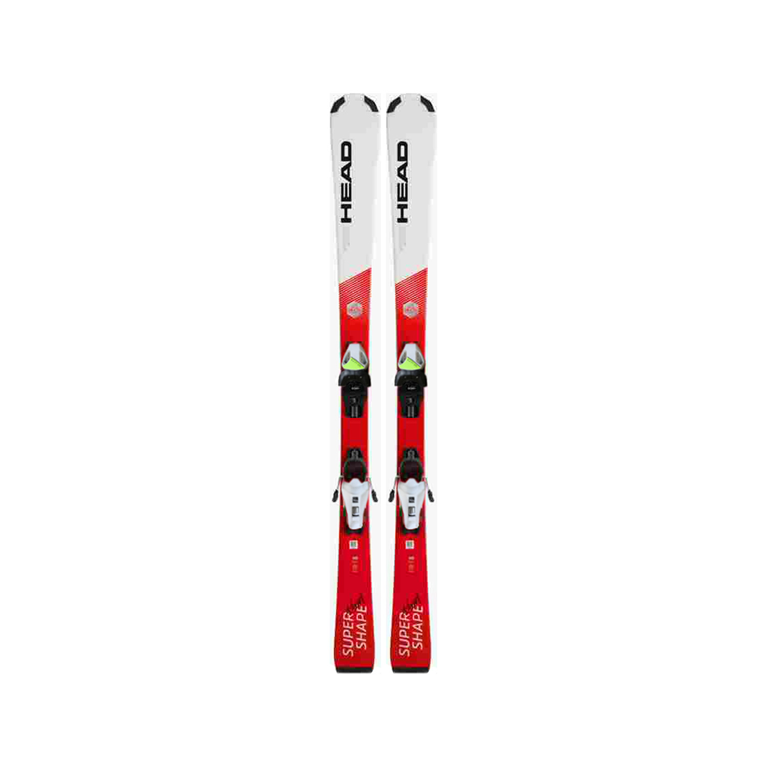 Горные лыжи Head Supershape JRS Feuz White/Red + JRS 7.5 GW 22/23, 120